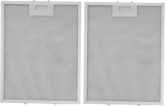 2Pcs Updated Range Hood Filter Replacement 350X240x9mm 5-Layer Aluminum Mesh Hood Vent Filter, For Range Hood Metal Grease Filter, for Compatible With Most Brands