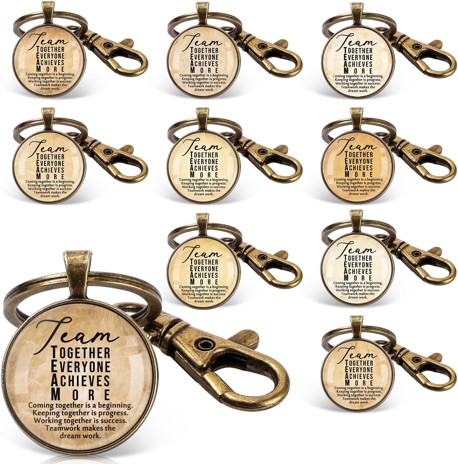 Landical Team Appreciation Keychains Gifts Bulk Thank You Favors for Employee Coworker Staff Volunteer Teacher Group
