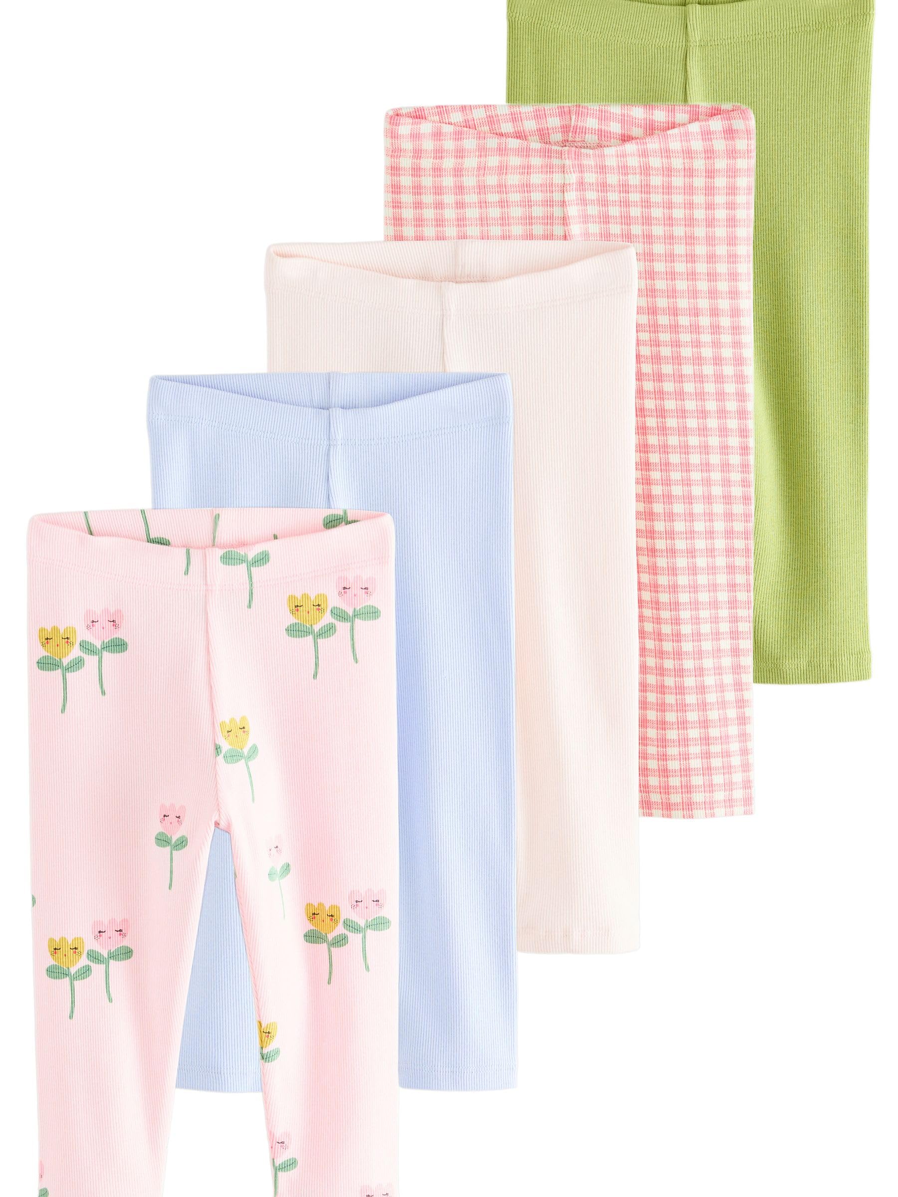 NEXT Fille Leggings côtelés, Lot de 5