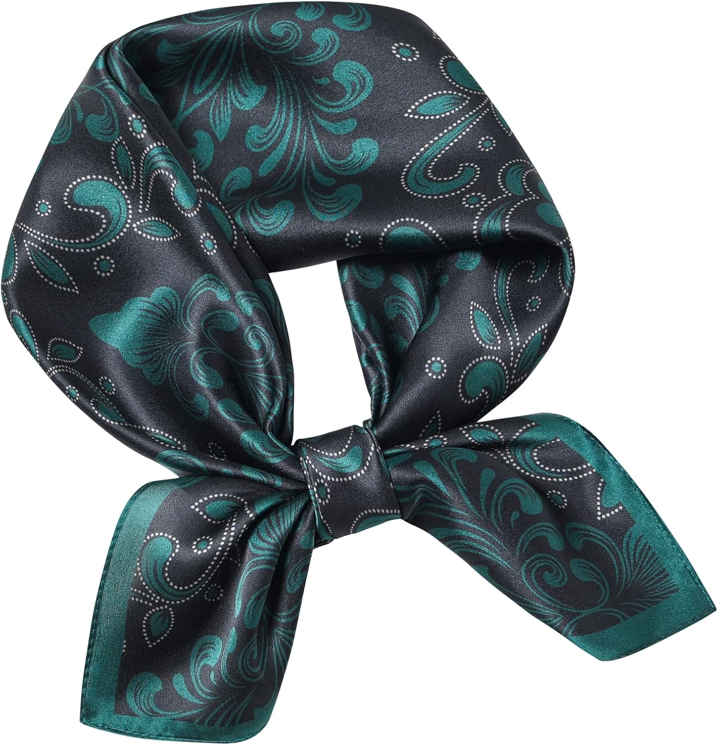 100% Mulberry Silk Scarf 25.6"x25.6" Square Women Neckerchief Headscarf - Lightweight Neck Scarf Gift Packed