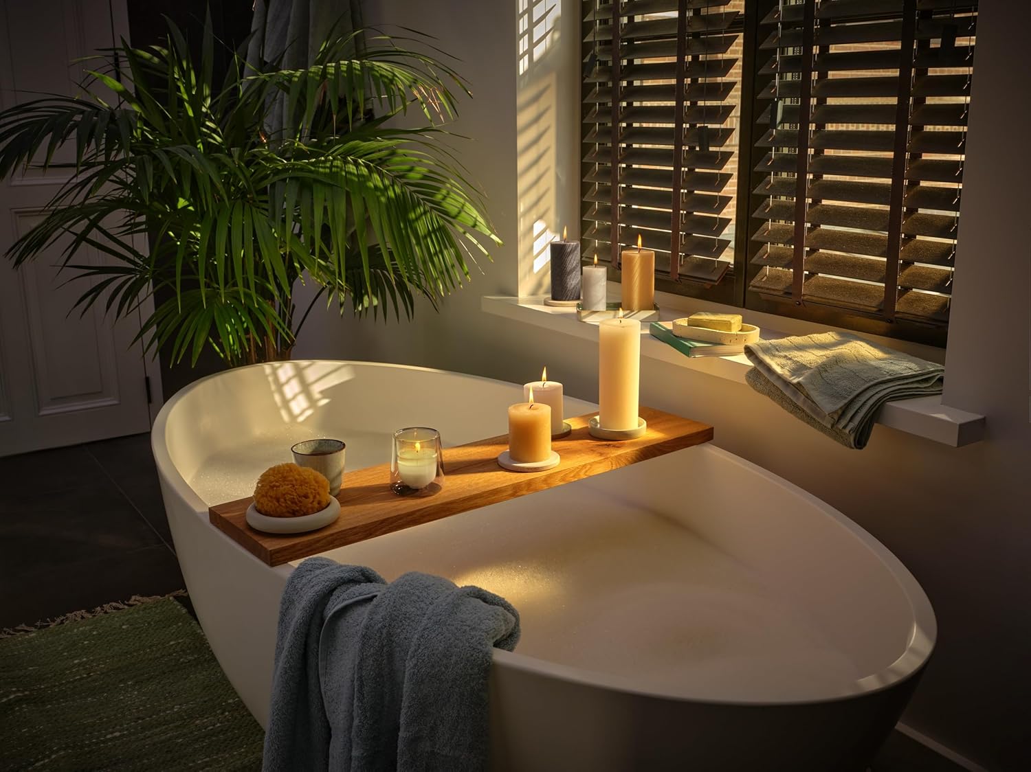 Bolsius - Rustic 4 Packs - Champagne and Taupe - Unscented - Natural Plant Wax - No Palm Oil