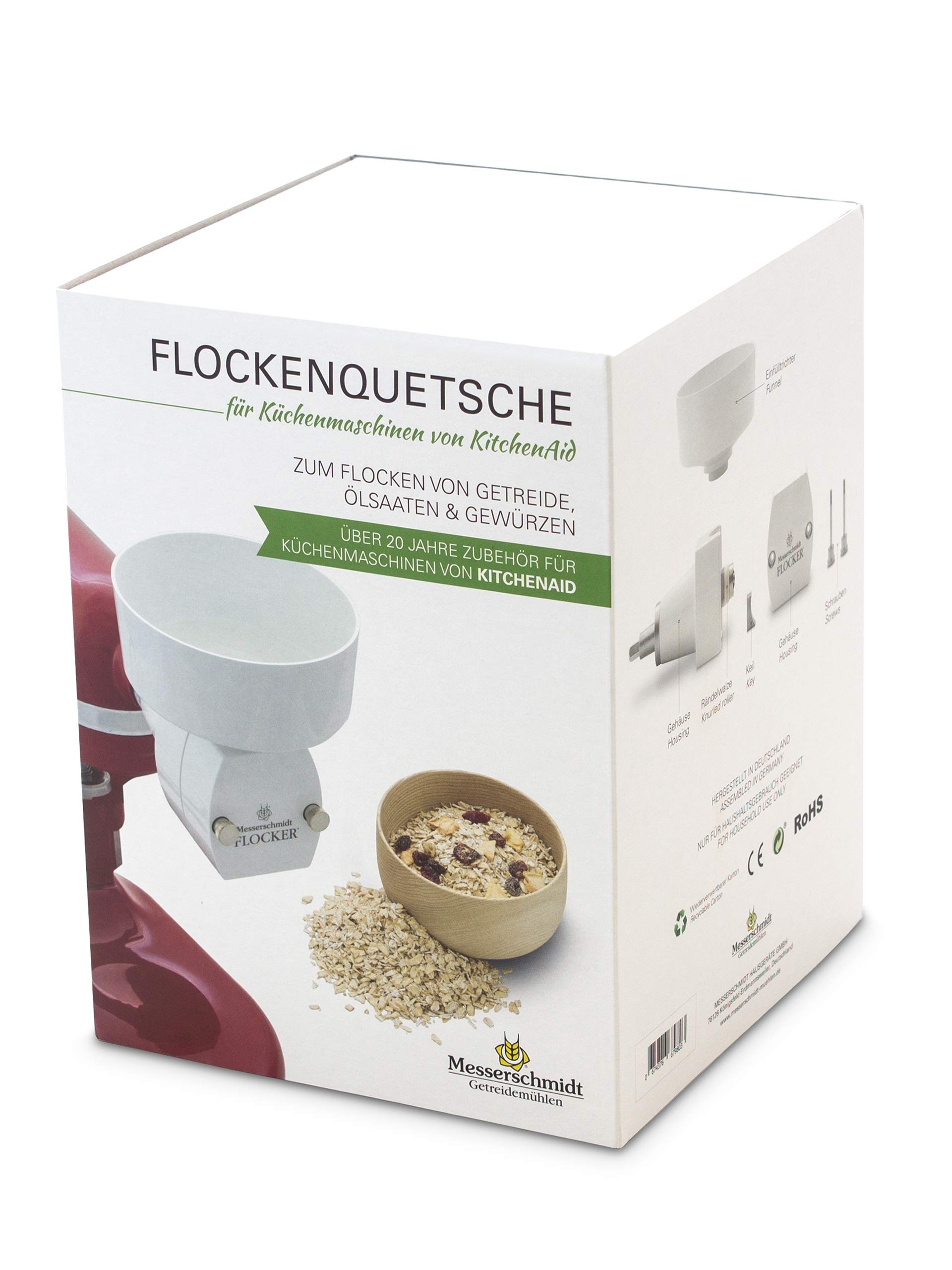 Messerschmidt 57611 Flockenquetsche für KitchenAid Artisan