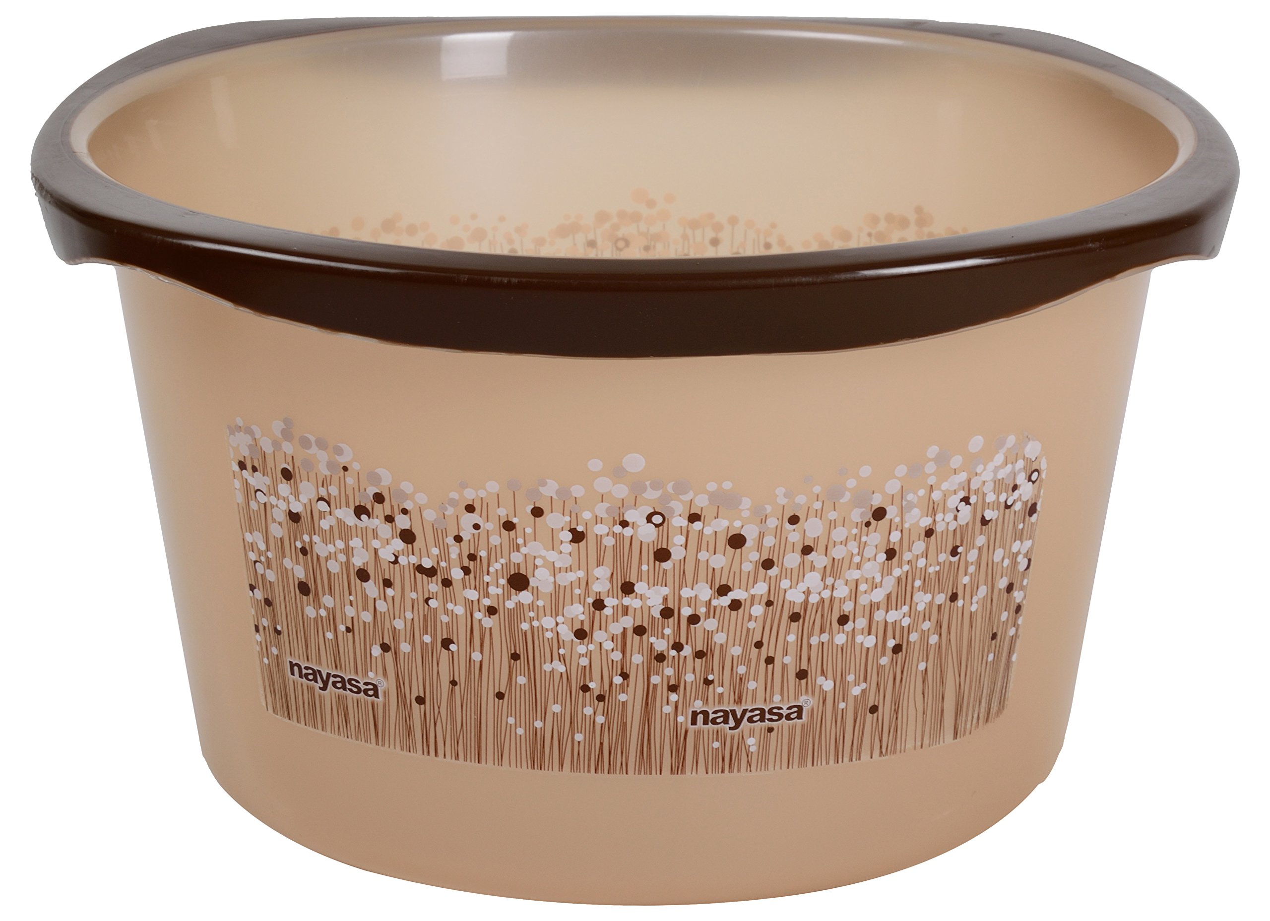 Nayasa Plastic Bathroom Set -Brown - 6 Piece 3