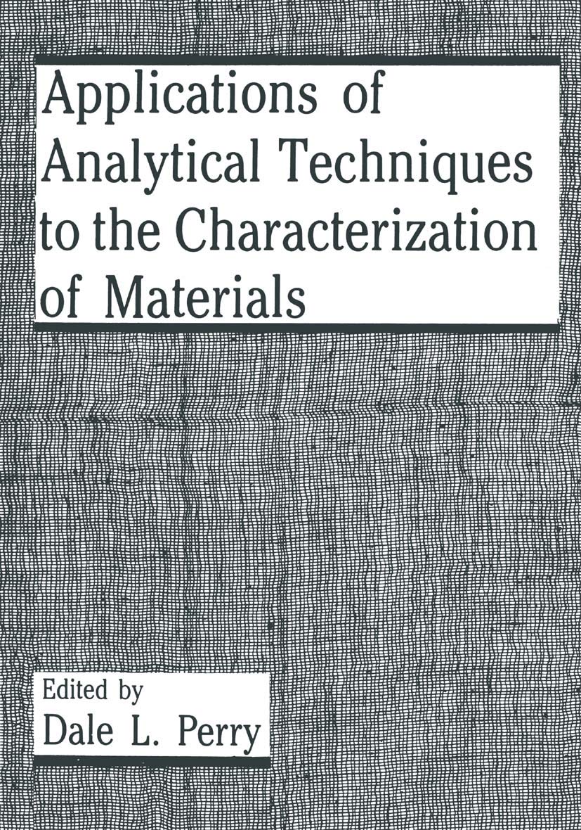 Amazon | Applications of Analytical Techniques to the Characterization ...
