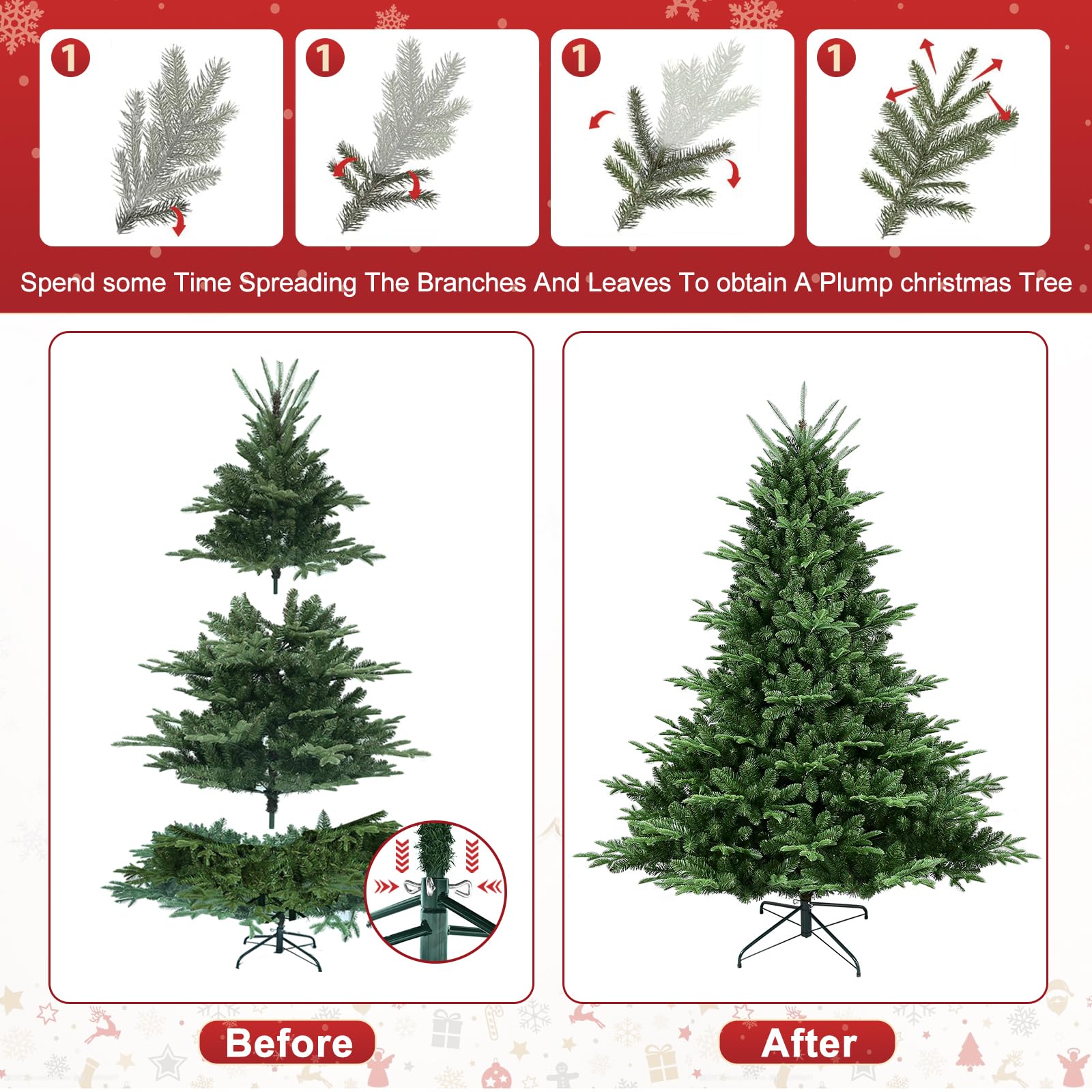Amazon.co.jp: クリスマスツリー 7フィート : おもちゃ