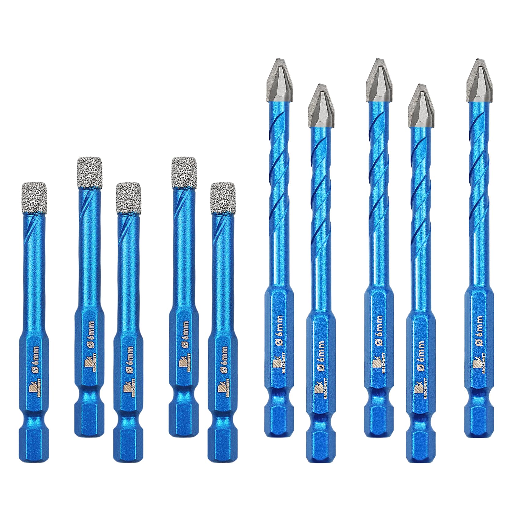 BRSCHNITT Diamond Drill Bit 1/4"*5