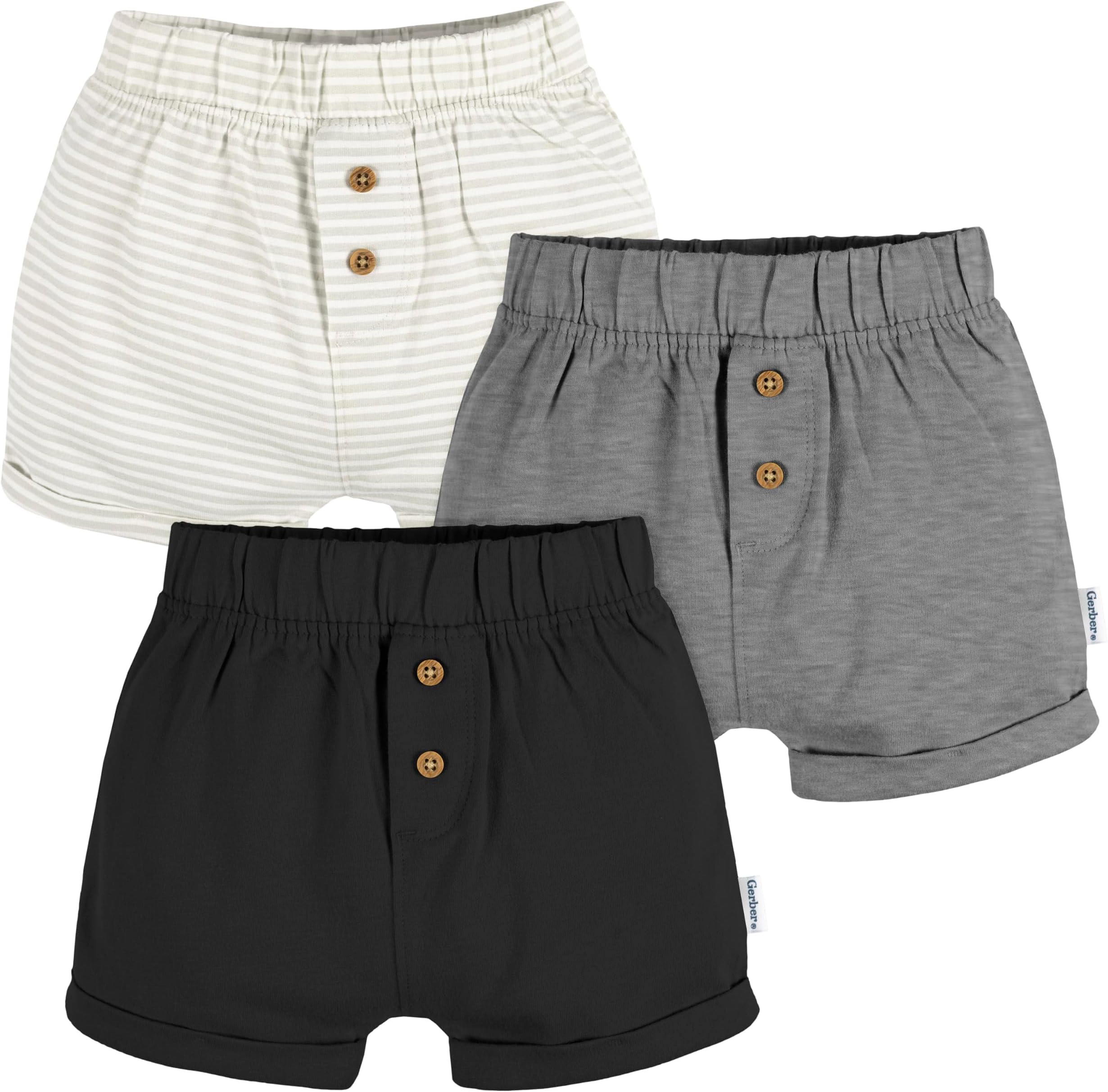 Baby 3-Pack Knit Shorts