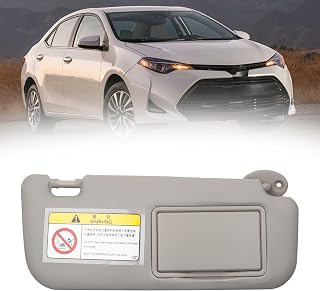 Dasbecan Right Sun Visor Compatible with Toyota Corolla 2014-2018