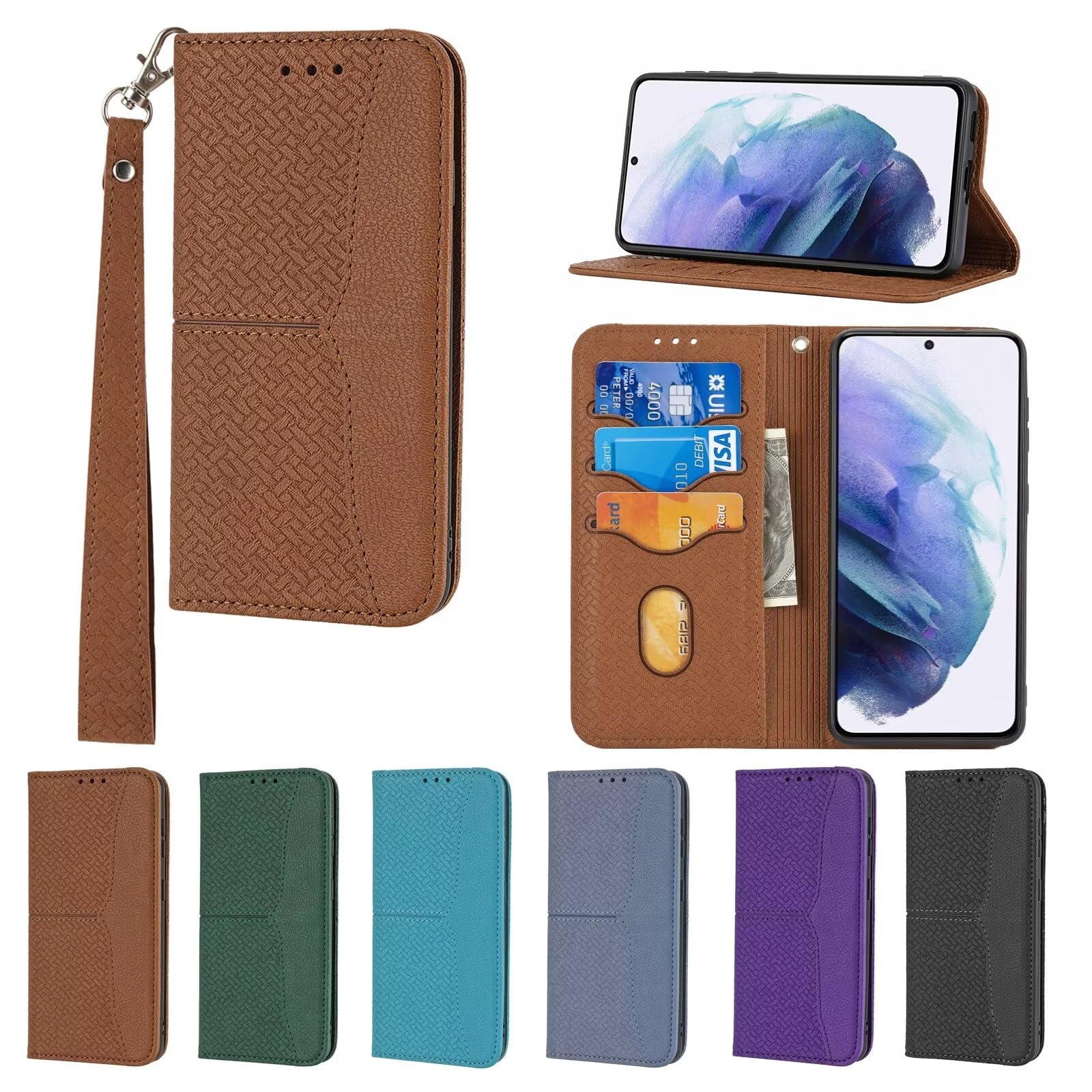 Leder Folio Hülle Für Realme GT Master Edition – Wallet Case Mit Standfunktion & RFID-Schutz