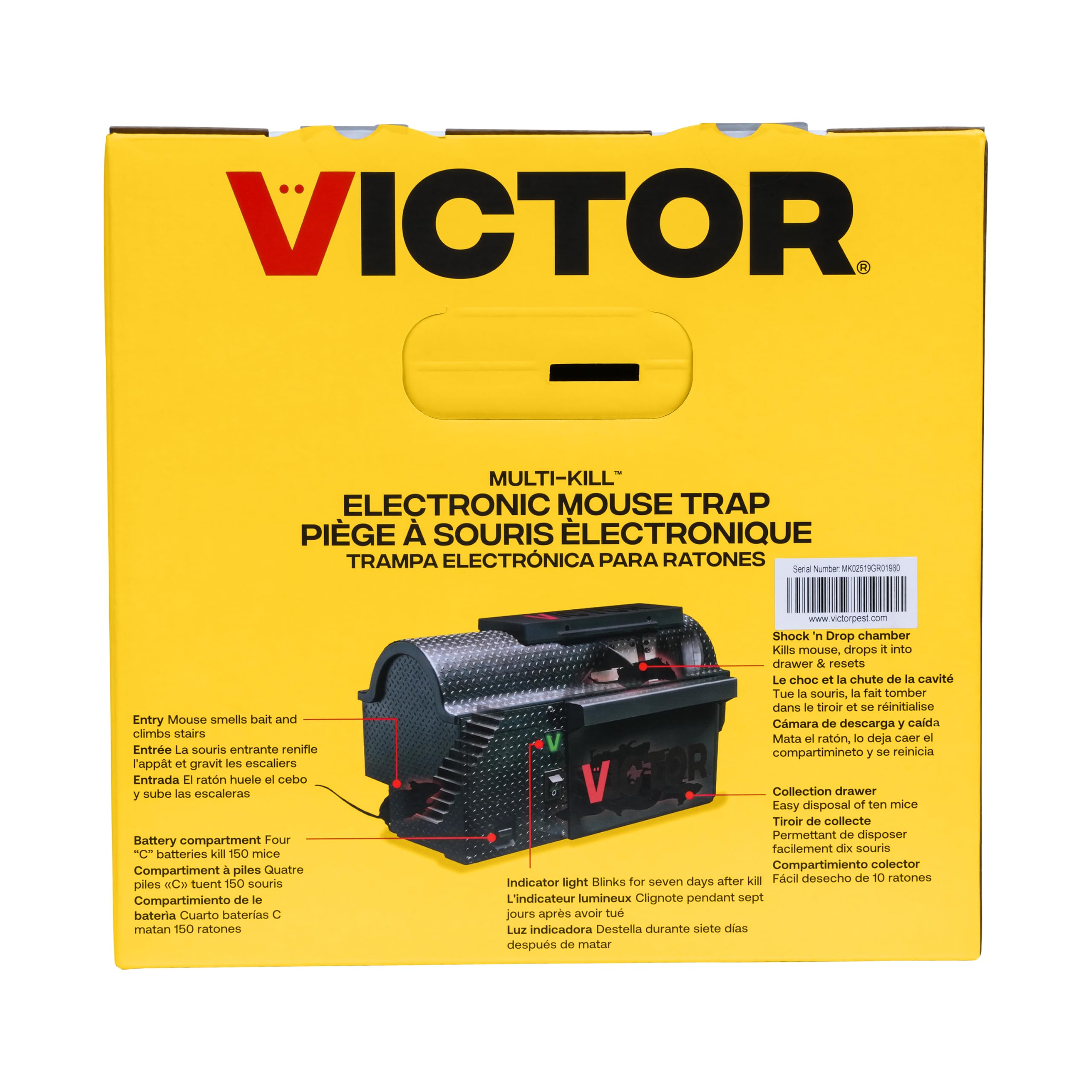 Victor M260 Trappola Elettronica per Topi Multi-Kill