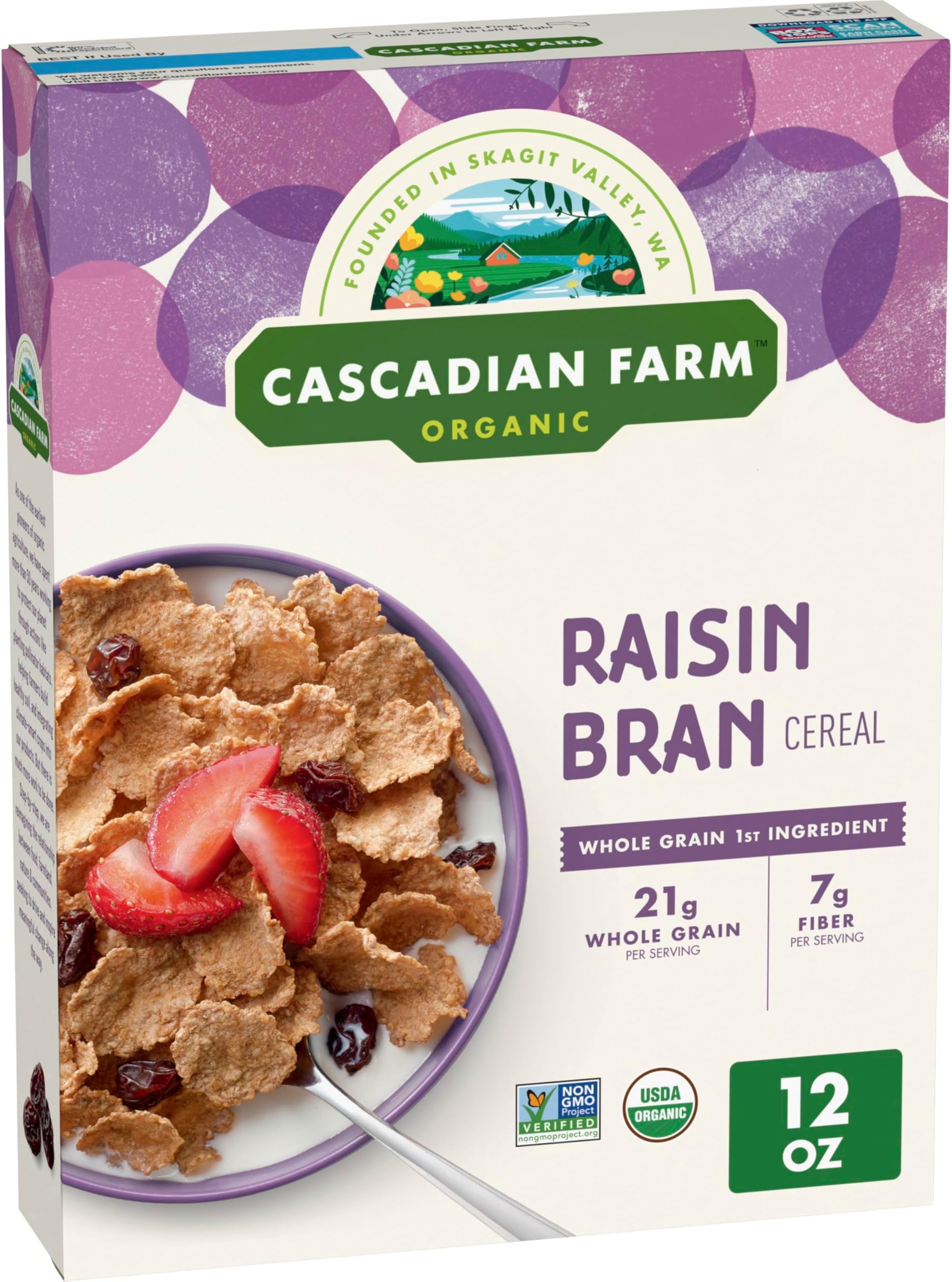 Organic Raisin Bran Cereal, 12 oz