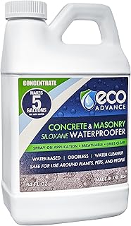 Eco Advance Concrete/Masonry Siloxane Waterproofer Concentrate – Makes 5...