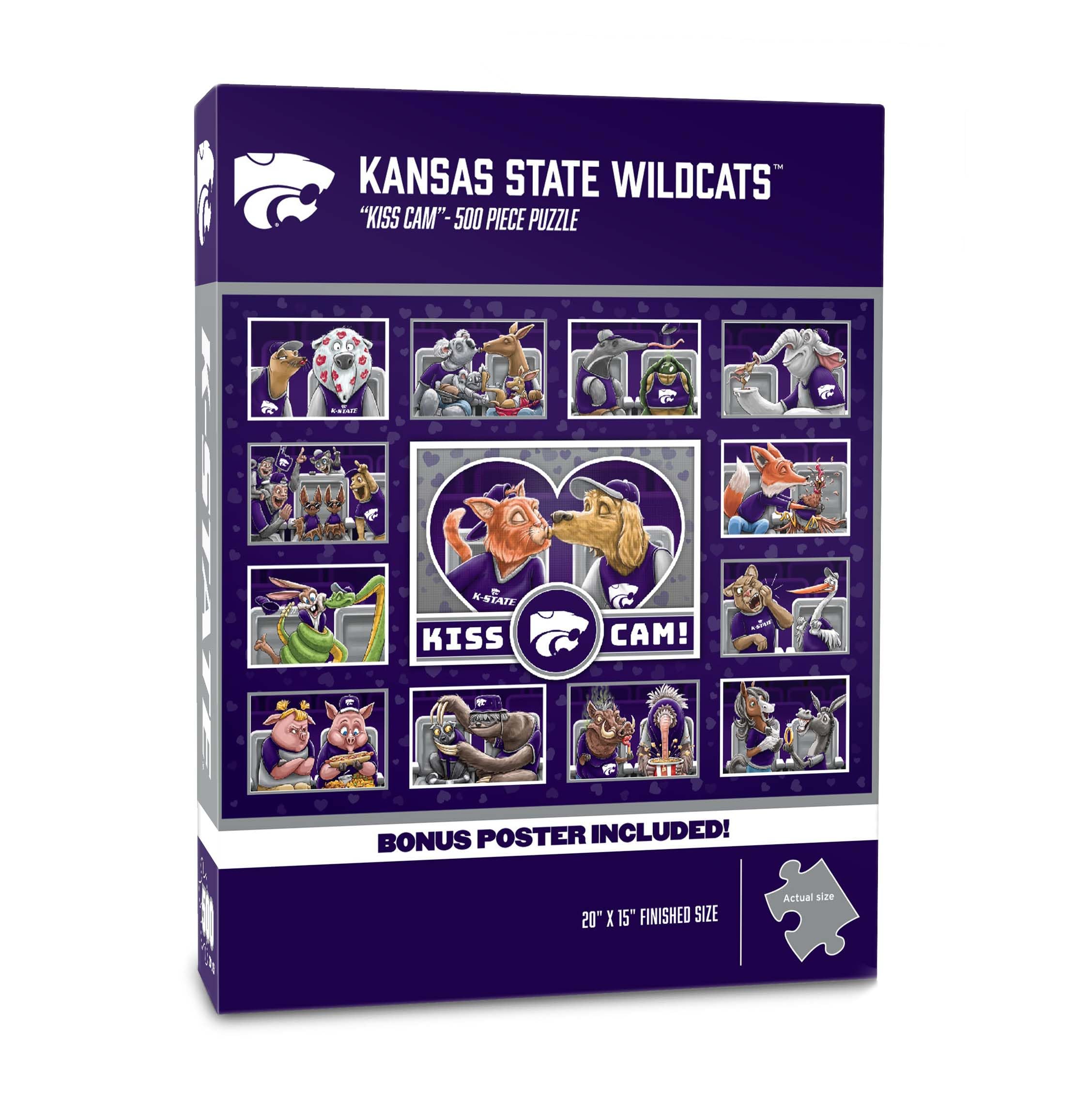 YouTheFan NCAA Kansas State Wildcats “Kiss Cam” 500 Puzzle