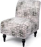 Vista 15 de Funda para silla sin brazos, elástica, de elastano, extraíble, jacquard, antideslizante, para silla de acento sin brazos, protector de muebles