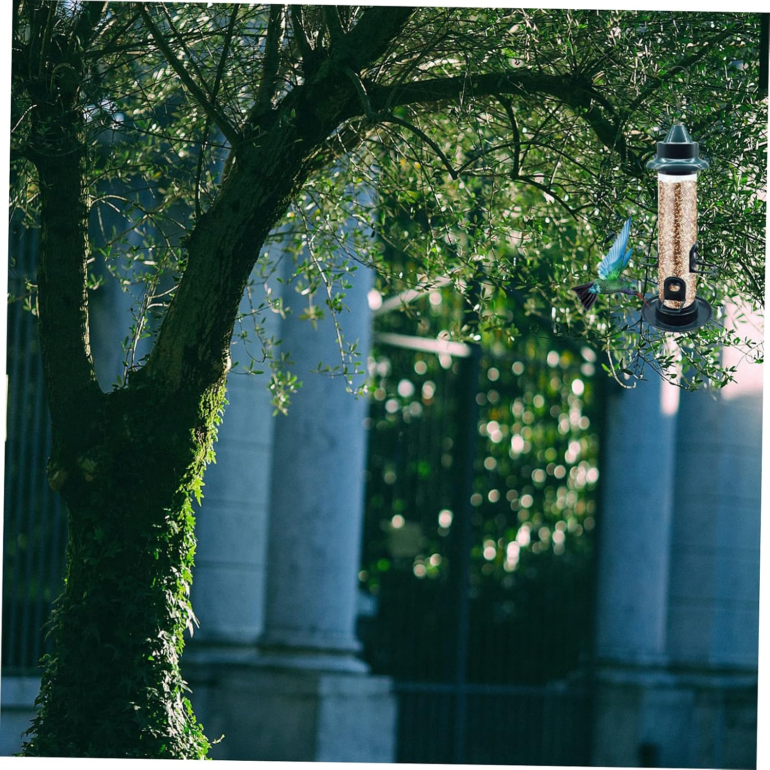 Hanging Bird Feeder for Hummingbirds Durable Outdoor Garden Feeding Tool Automatic Bird Feeder Easy to Refill and Clean Versatile Garden Decoration image 5