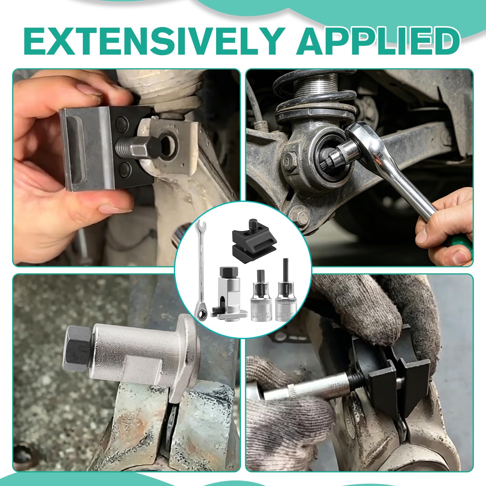 Écarteur de Jambe de Force Universel Outil Démontage Amortisseur Extracteur Rotule Suspension Acier Trempé pour Réparation Automobile Voiture SUV