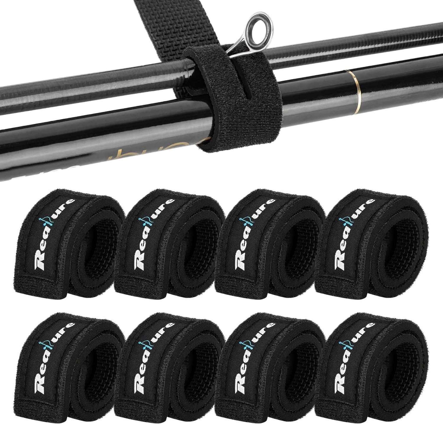 Fishing Rod Straps - Secure & Organize Your Rods -8 Fishing Rod Straps - Secure & Organize Your Rods -8