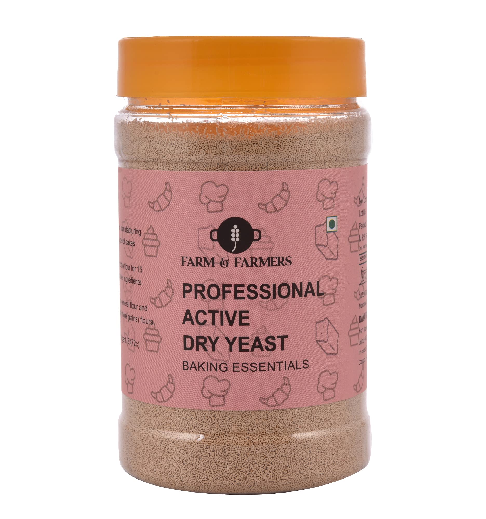 Farm & Farmers Instant Dry Yeast Powder for Pizza Base & Baking, 200 gm (B08HK9F926) Amazon Price History, Amazon Price Tracker