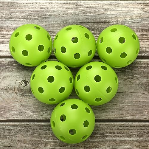 Miniatura 4 de Tanlade Paquete de 36 pelotas de práctica de béisbol, bolas de entrenamiento de plástico, bolas de béisbol ligeras huecas con una bolsa de cordón