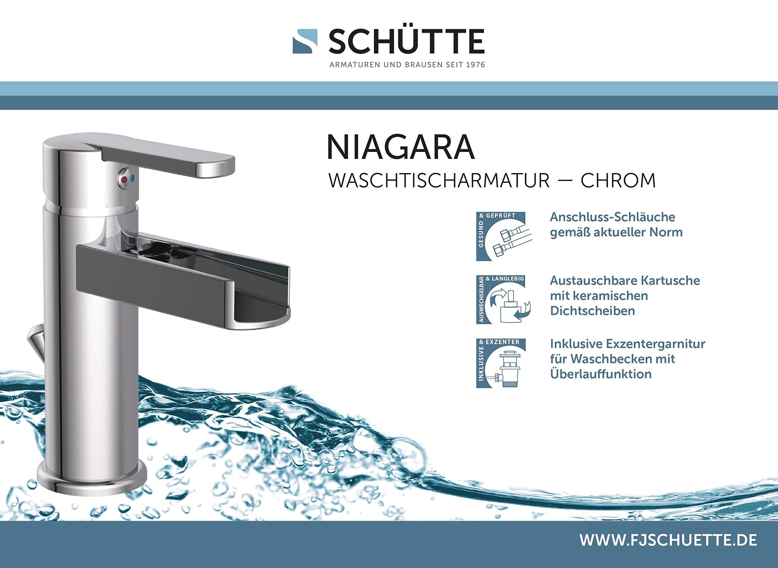 Hoga 26110 NIAGARA armatura umywalkowa, chrom