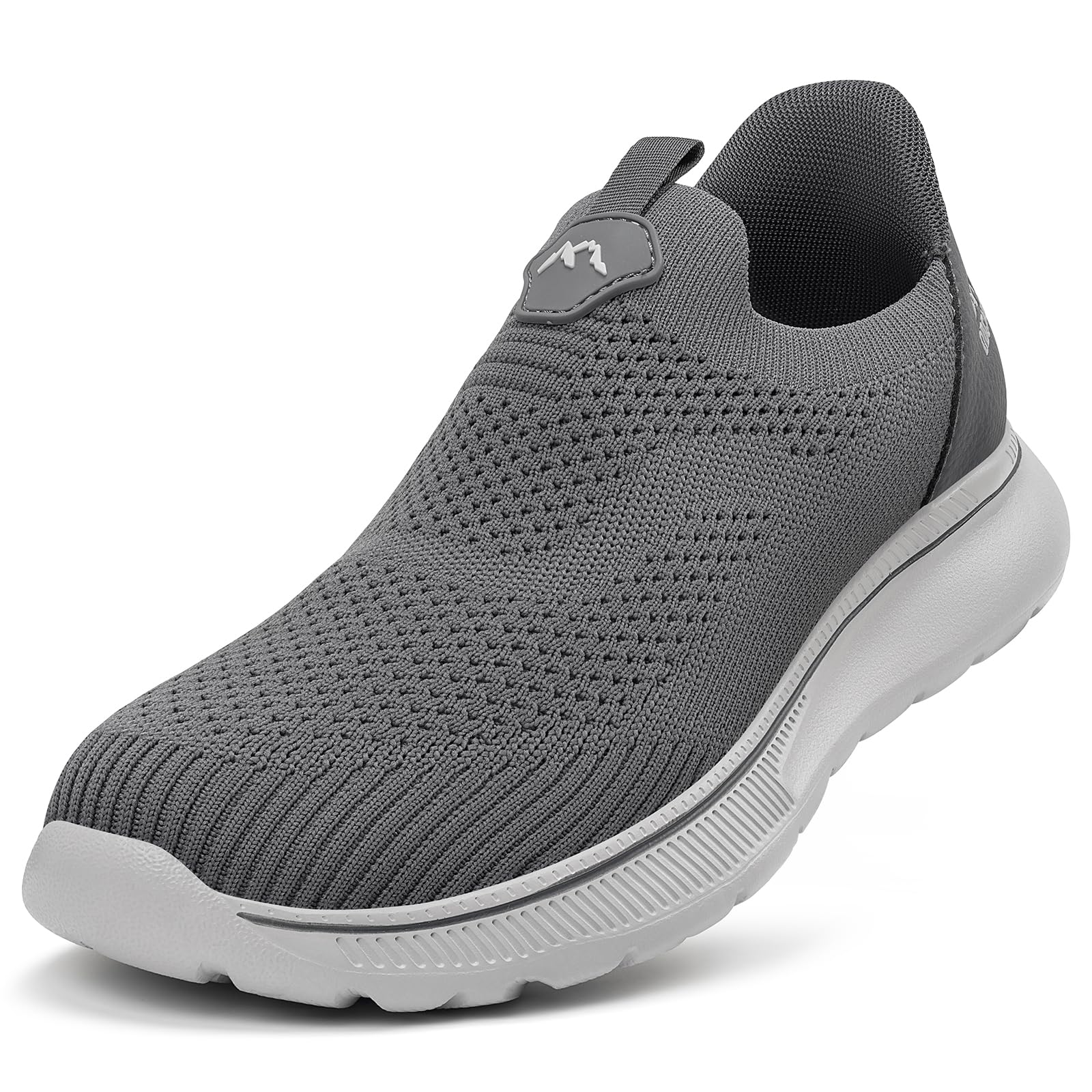 ODCKOI Sneakersy męskie, bez sznurowadeł, wsuwane buty z siateczki, oddychające, lekkie buty do biegania, wygodne buty sportowe, lekkie buty do biegania na świeżym powietrzu, 46 EU