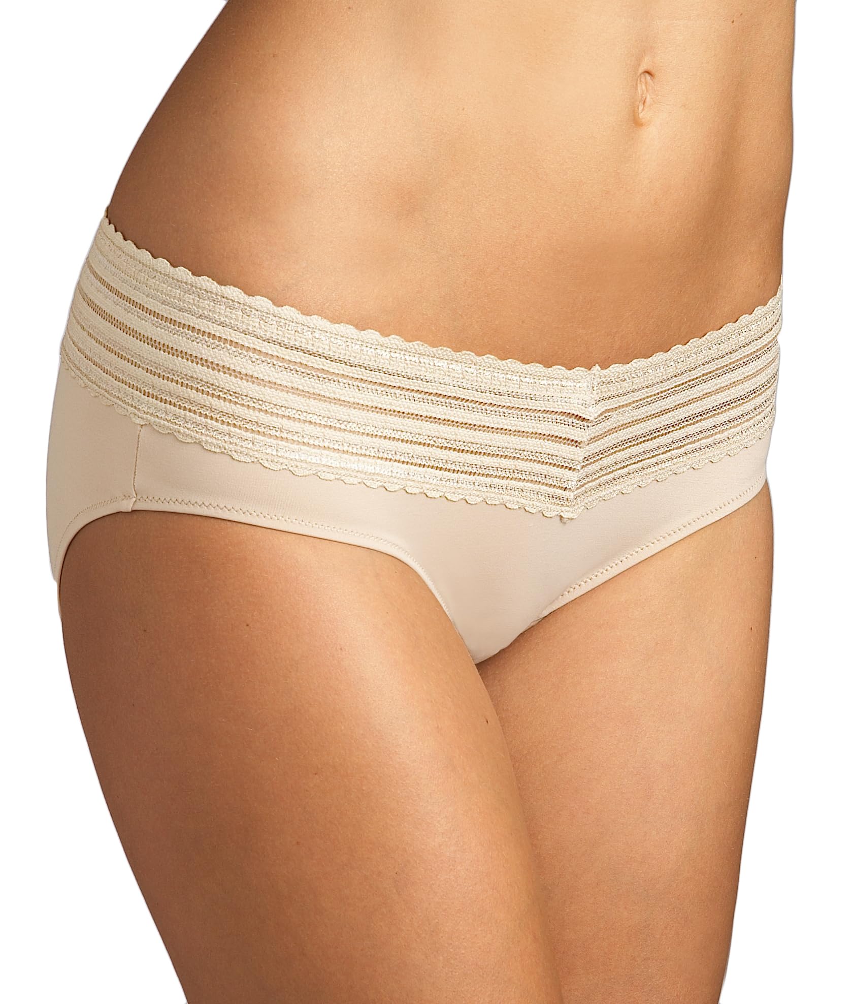 Warner's womens No Pinching No Problems Dig-free Comfort Waist With Lace Microfiber Hipster 5609j