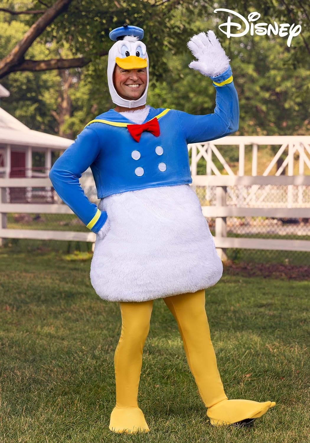 Disney Donald Duck Adult Costume for Men - Fun Sailor Outfit with Tail & Bow Tie for Halloween, Cosplay, Parties - Image 2