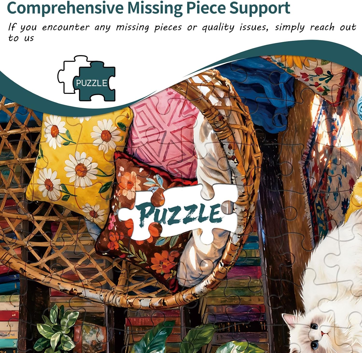 Cozy Nook Puzzles for Adults 500 Piece, Jigsaw Puzzles for Adults, Adult Challenging Game Toys, Impossible Puzzle, Family Decoration, Educational Puzzle