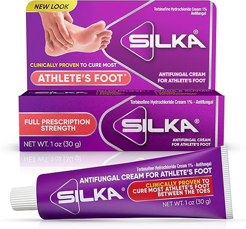 Miniatura 1 de SILKA Crema Antimicótica Tratamiento clínico anti-hongos para pies 1 onza líquida