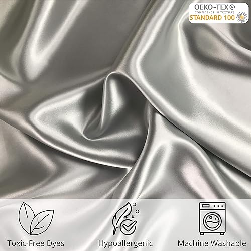 Miniatura 2 de Celestial Silk - Funda de almohada de seda 100% para cabello de lujo, seda de morera de 25 Momme, seda Charmeuse en ambos lados, envuelto para regalo