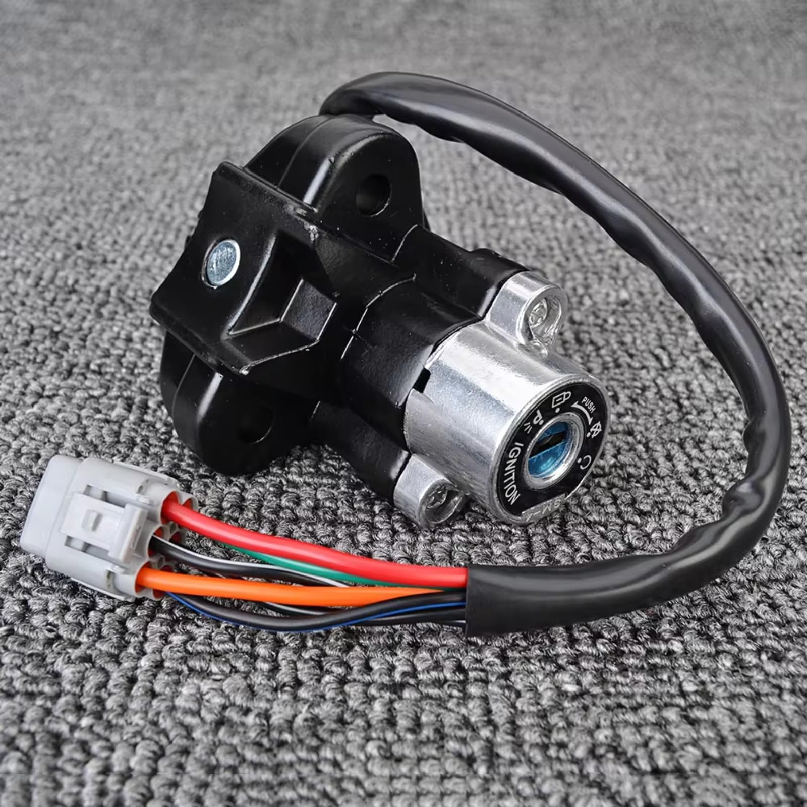 Serrure D'Allumage Moto Pour Suzuki Pour GSF 650 1200 1250 S Pour Bandit 650 S Pour GSX-650F Bouchon Gaz Carburant Interrupteur D'allumage Verrouillage Siège Avec Kit Clé Contacteur D'allumage