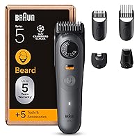 Braun Regolabarba Uomo Series 5, Rasoio Elettrico Barba Braun