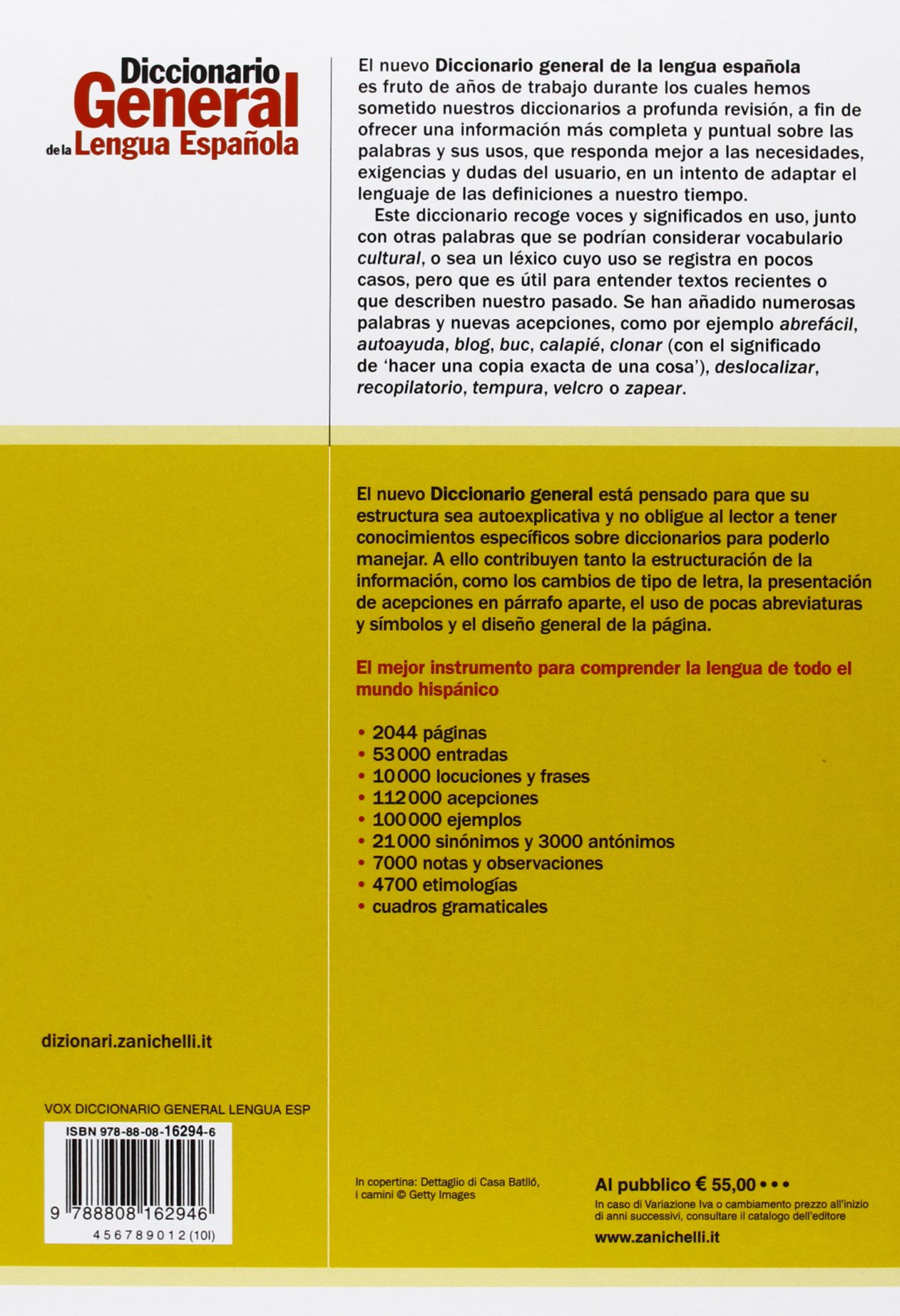 Diccionario general de la lengua española (I grandi dizionari)