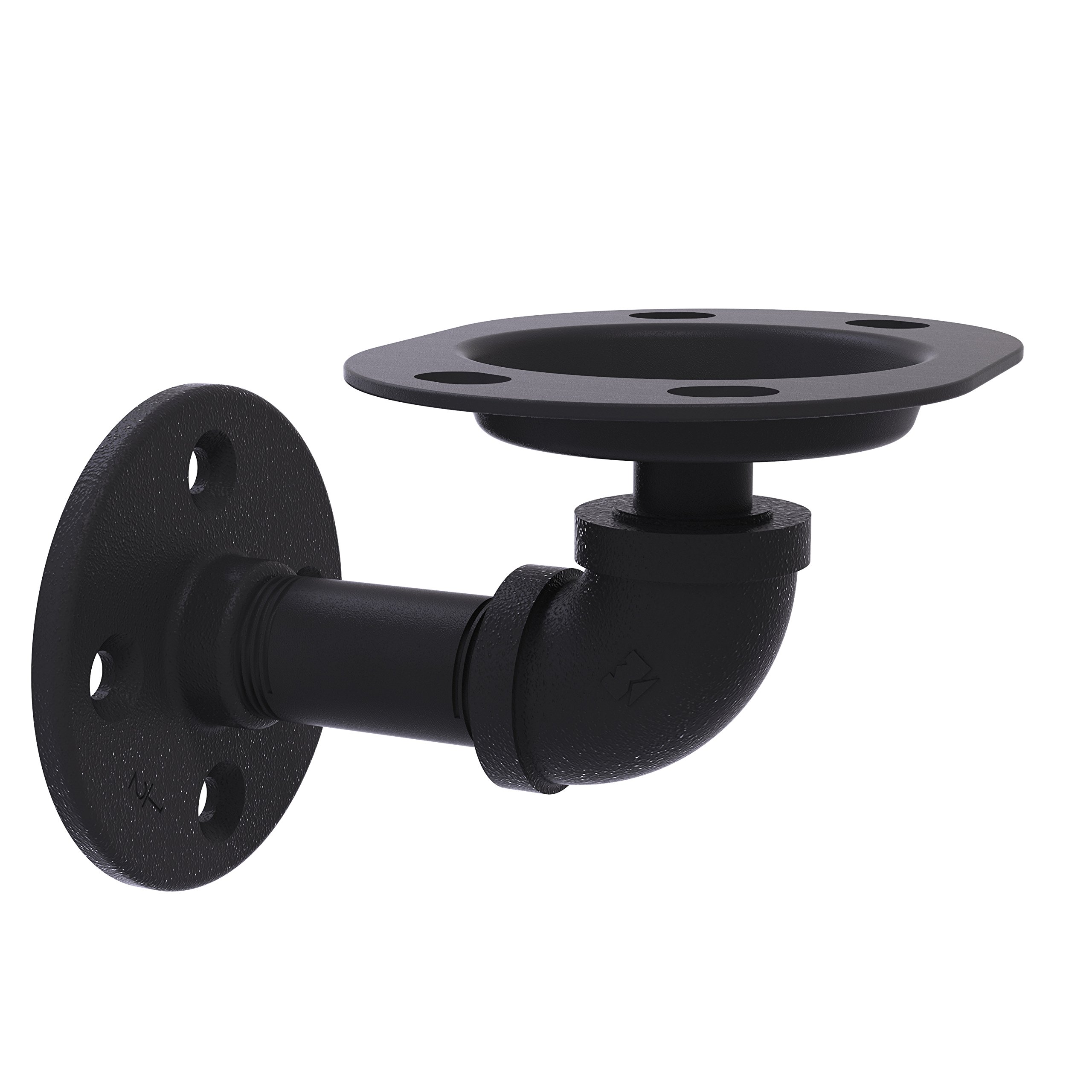 P-650-WTH-BKM Pipeline Collection Wall Mounted Toothbrush Holder, Matte Black