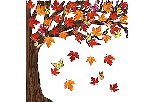 Woodland Whimsy Tree - 60 Pieces Classroom Bulletin Board Decoration