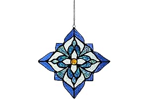 Tiffany Style Stained Glass Window Hangings: Flowery Radiance for Your Home