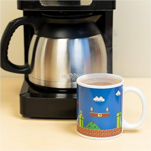 Miniatura 5 de Taza de super Mario Bros Paladone, taza que cambia con calor, edición de coleccionistas