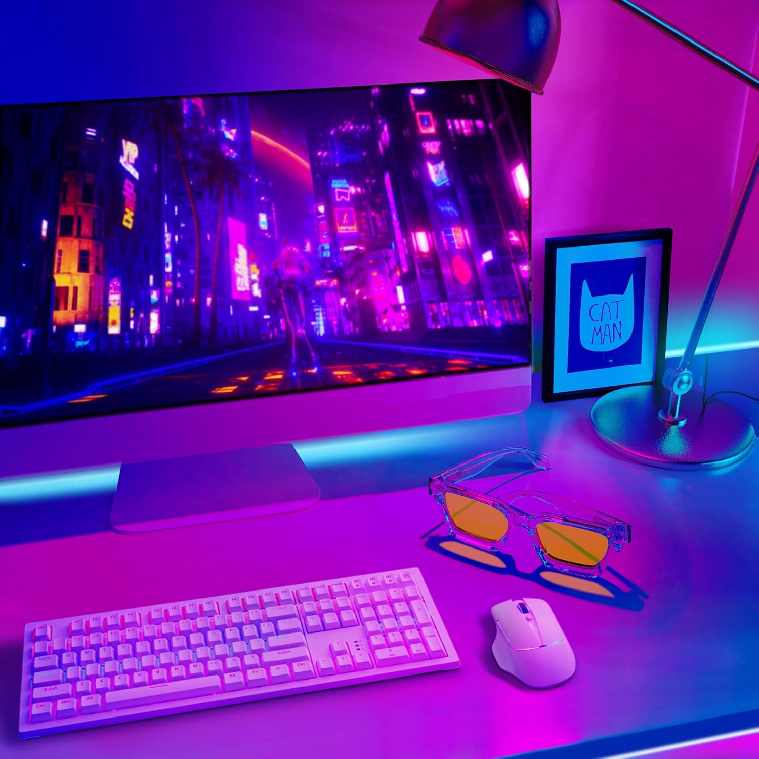 VISOONE Gamer Glasses Professional Blue Light Filter with Anti-Fatigue and Anti-Glare for Men and Women RIVER - Image 5