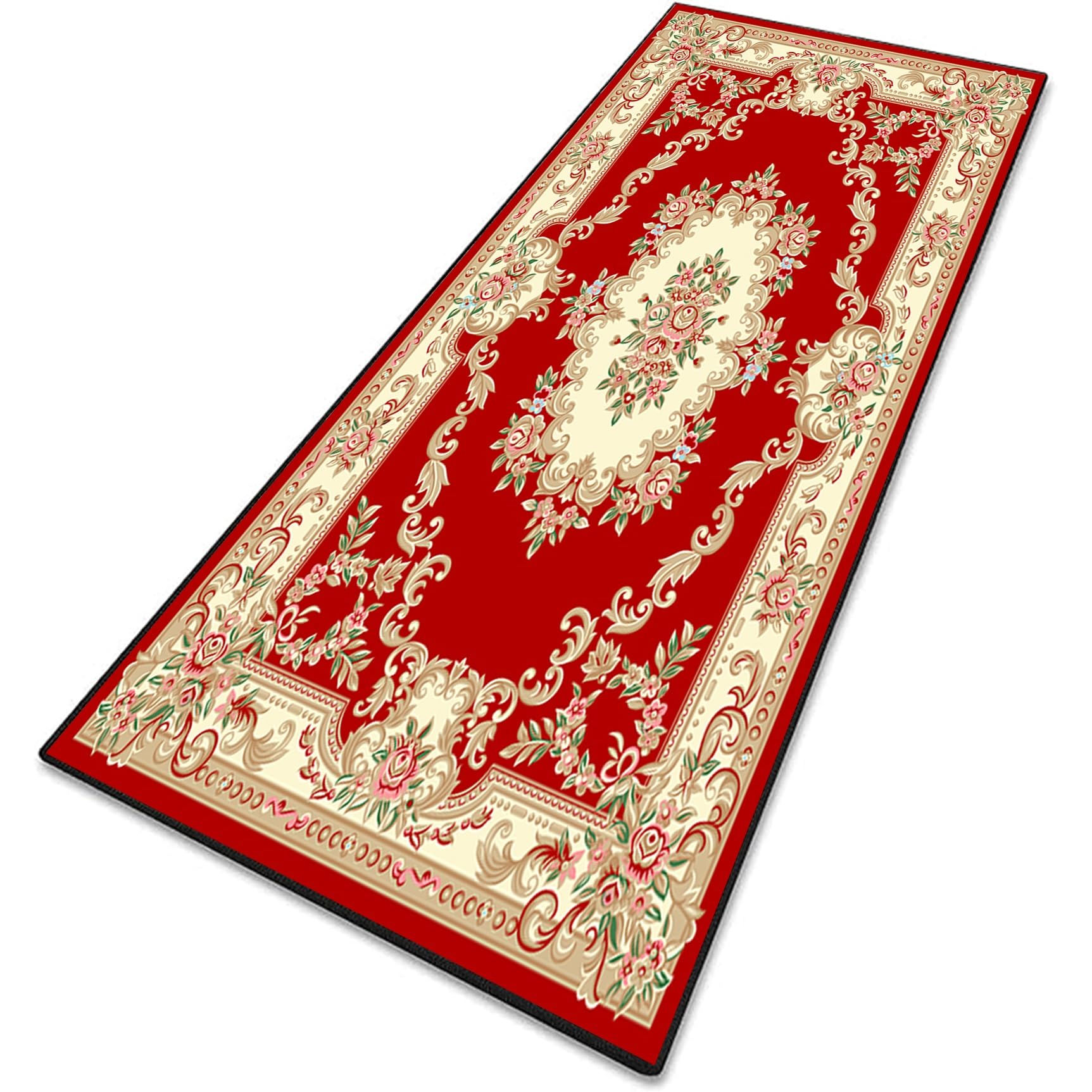 Alfombra lavable y suave para pasillos largos y dormitorios modernos de 105x160 cm
