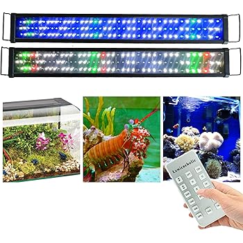 Amazon 水槽 ライト 90 1cm水槽対応 Zeiger アクアリウムライト 水槽led 魚ライト 95 100 105 110 115 青白 ブルー 観賞魚 熱帯魚 水草育成 光合成 省エネ 長寿命 Ledライト A171 Zeiger ライト 照明 通販