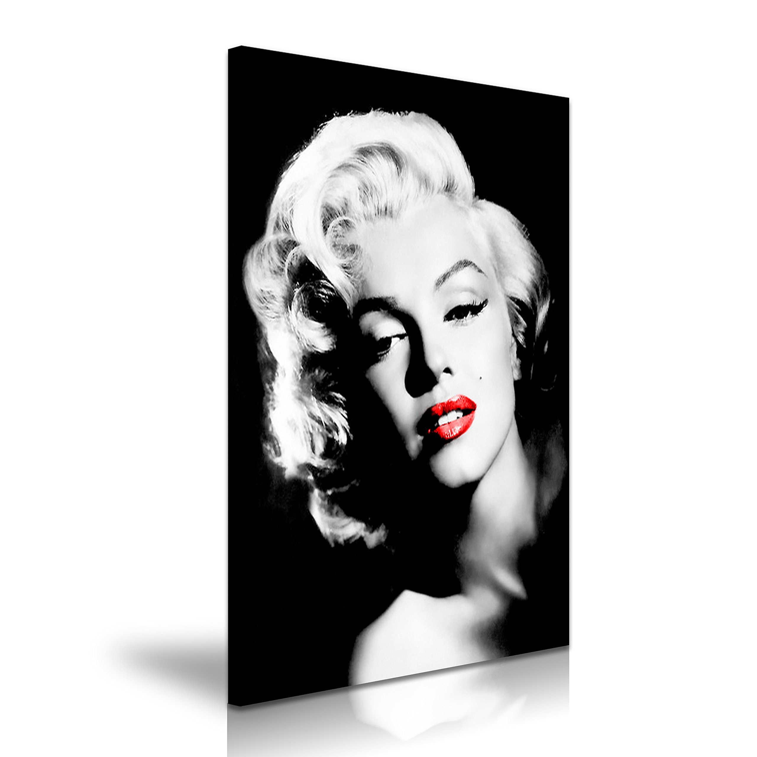 YES ART Marilyn Monroe Icon Canvas Wall Art Picture Print 50 cm x 76 cm