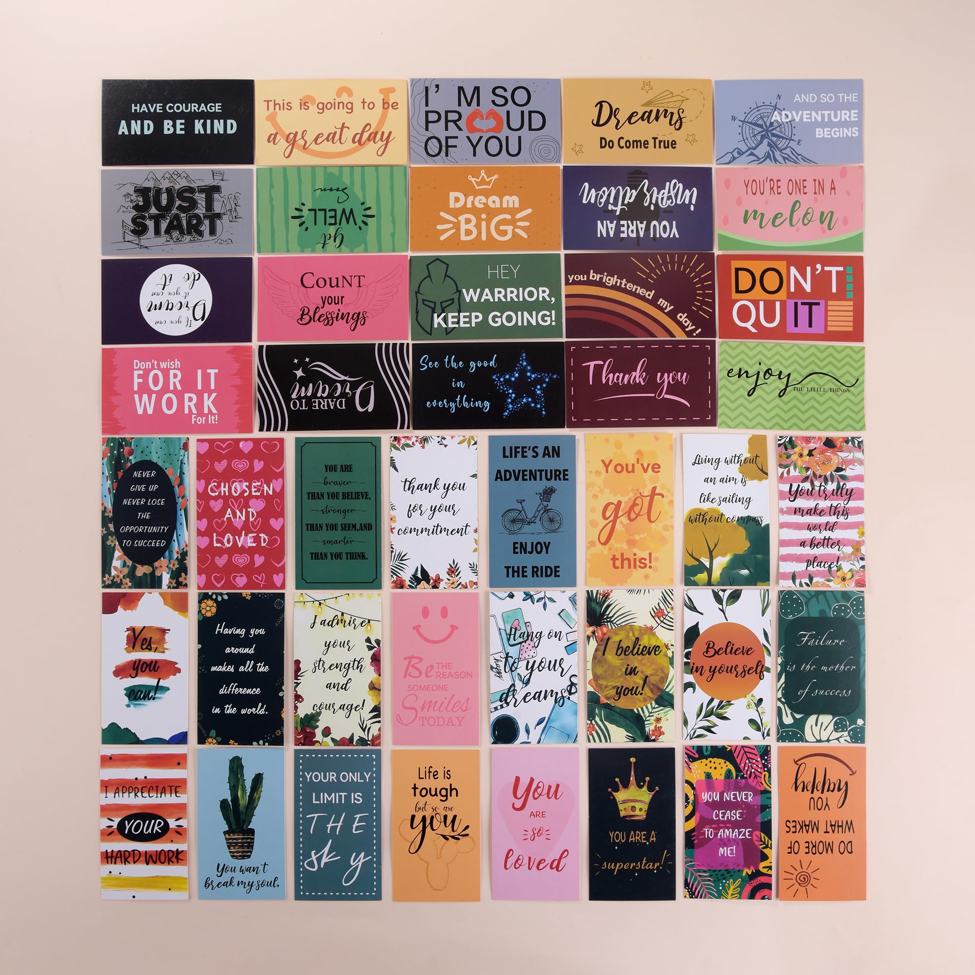 Jsehchya 240PCS 120 Styles Various Inspirational Cards for Kids,Positive Affirmations Motivational Appreciation encouragement Gratitude for Children (
