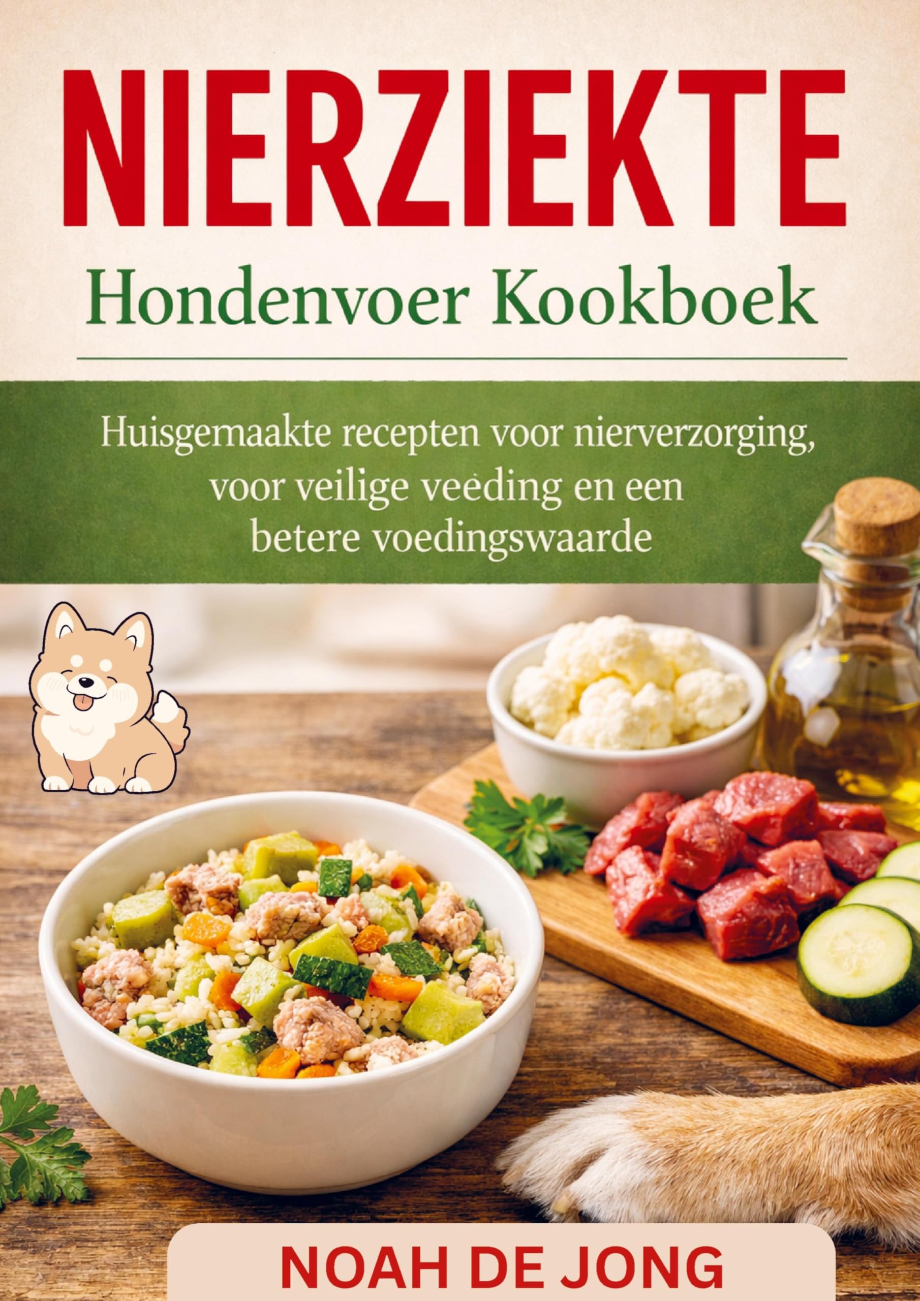 NIERZIEKTE Hondenvoer Kookboek: Huisgemaakte recepten voor nierverzorging, voor veilige voeding en een betere voedingswaarde