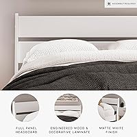 Vista 66 de Signature Design by Ashley Socalle - Cabecero completo, con listones abiertos, color beige natural