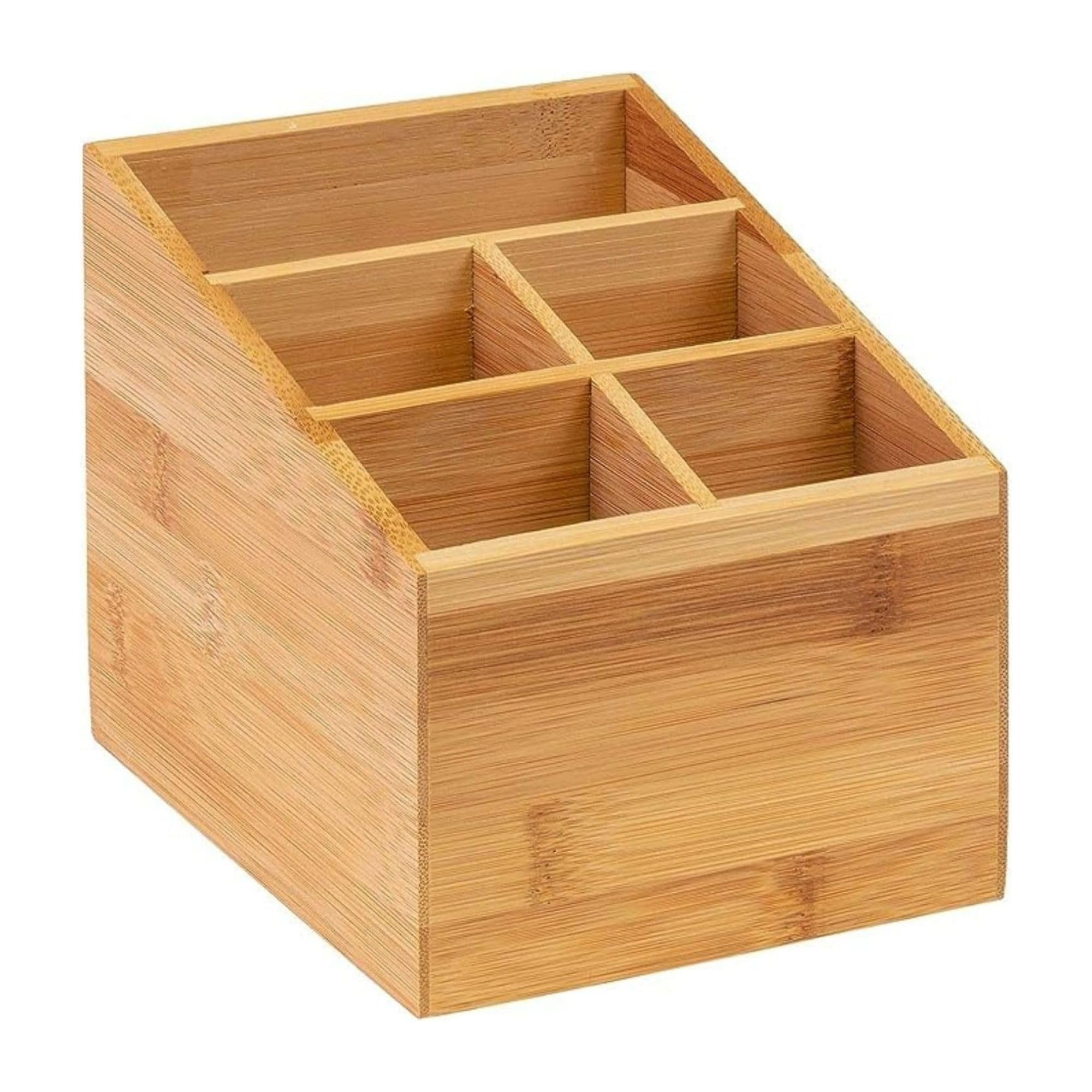 Westmark Organizer da cucina, 5 scomparti, Dimensioni: 13 x 13,5 x 16 cm, Bambù, Tapas + Friends, Marrone chiaro, 69842270