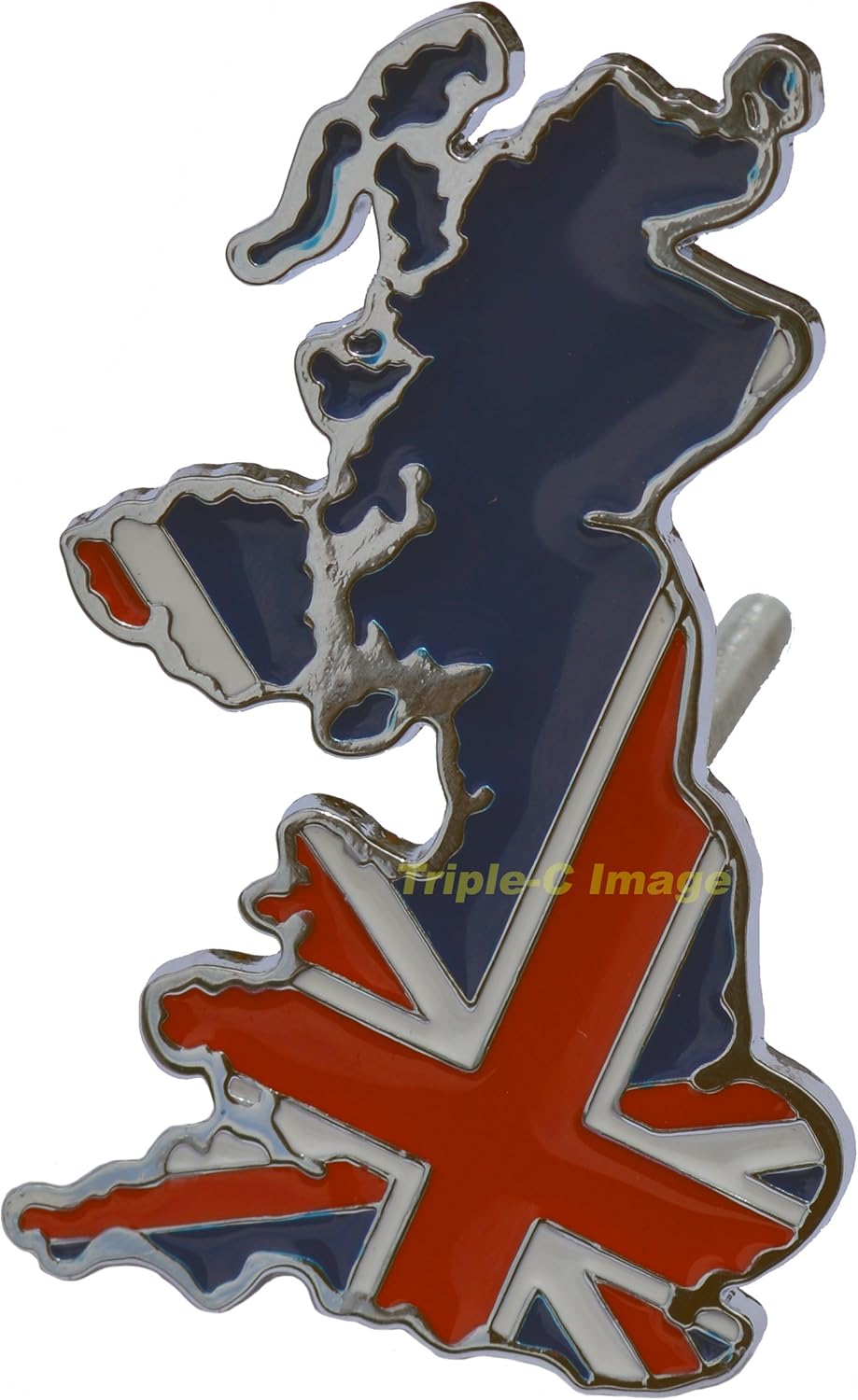 British Isles Union Jack car Grille Badge (Die-cast Metal)