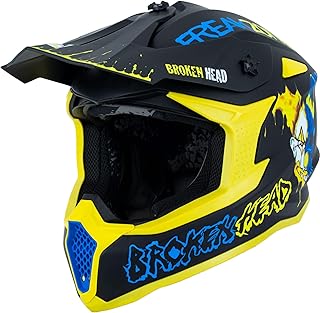 Broken Head FreakZone Motocross Helmet Cross Helmet - MX - Quad - Supermoto - Motorcycle