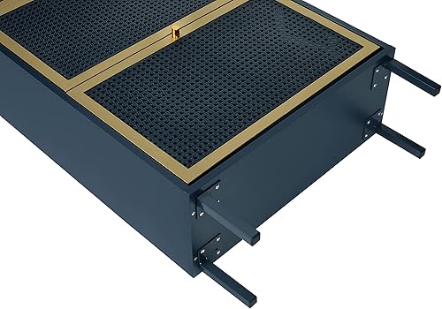 Miniatura 8 de ZeHuoGe Zapatero de ratán de metal con 3 cajones abatibles de metal, moderno armario de almacenamiento de 3 niveles para tacones, zapatillas,