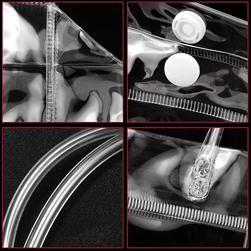 Miniatura 5 de BadenBach 16 bolsas de regalo de plástico transparente con asa, bolsa de plástico transparente para regalo, bolsas de regalo para el día del padre,