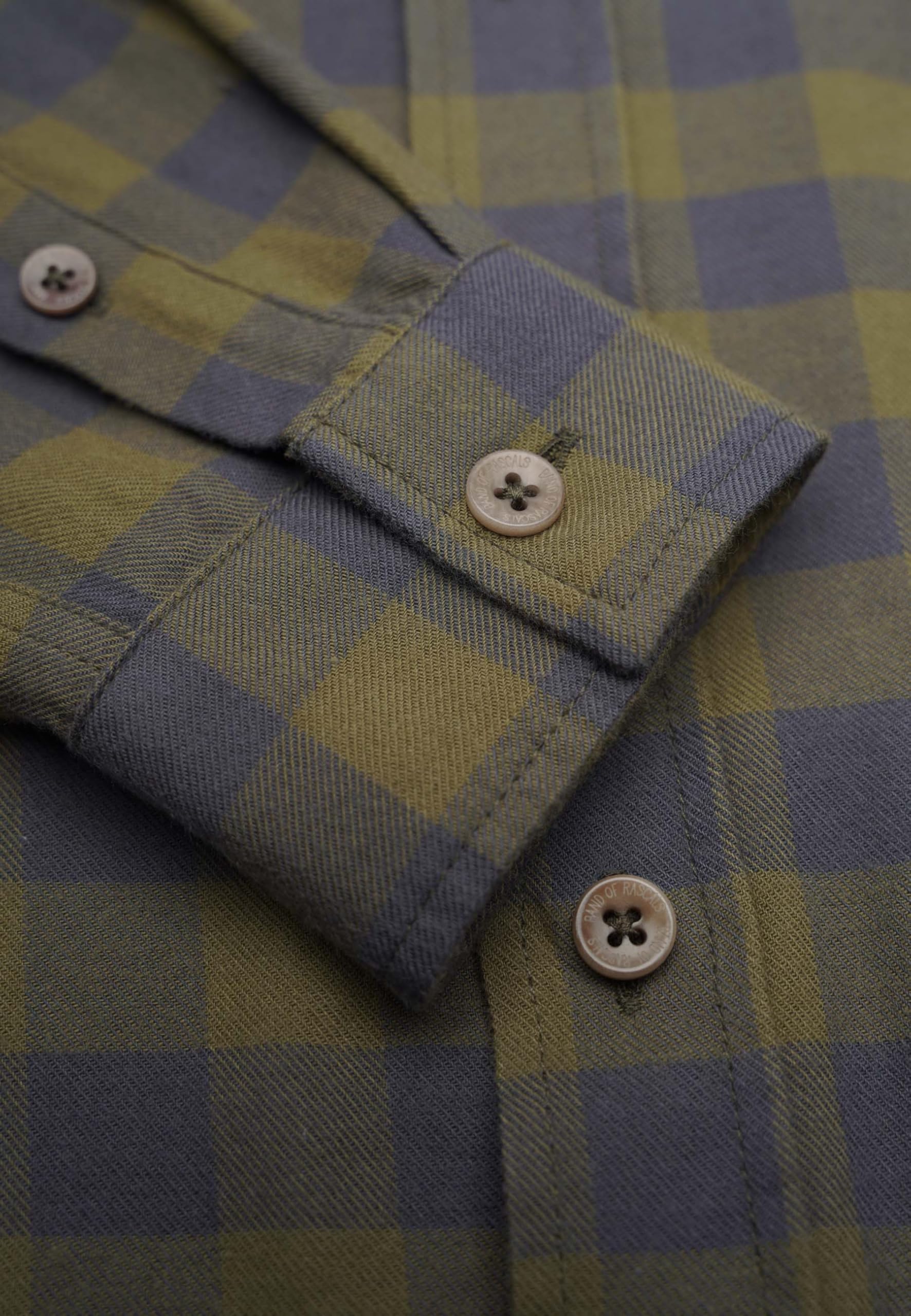 Band of Rascals Kinder Hemd Flannel Check aus Bio-Baumwolle